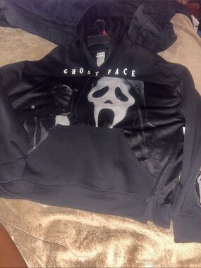 Ghost Face Black Men hoodie